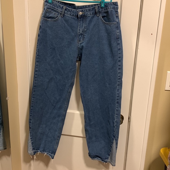 Men's Loose Fit Relaxed-Fit Men Jeans Washed Oversize Straight Leg Jean 38 - Picture 5 of 7